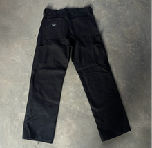 Cargar imagen en el visor de la galería, Pantalón Carpintero Doble Rodilla Negro
