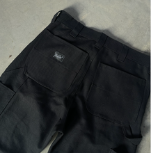 Cargar imagen en el visor de la galería, Pantalón Carpintero Doble Rodilla Negro
