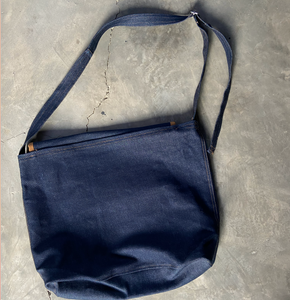 Bolsa de mano oro/mezclilla 2