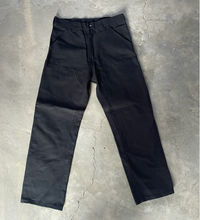 Cargar imagen en el visor de la galería, Pantalón Carpintero Doble Rodilla Negro
