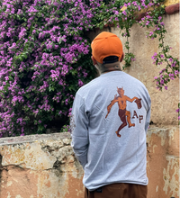 Cargar imagen en el visor de la galería, Playera manga larga gris "Diablito"
