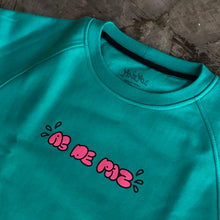 Cargar imagen en el visor de la galería, Crewneck &quot;Bombing&quot; jade
