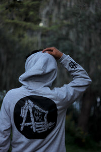 Hoodie Gris Placa