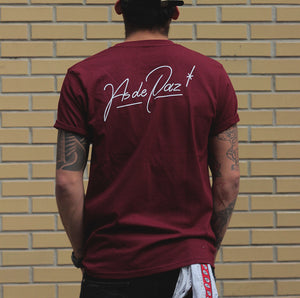 Playera "Firma & Rosita" Vino